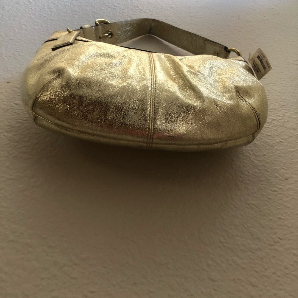 Coach Soho Metallic gold Large Hobo - Picture 7 of 14